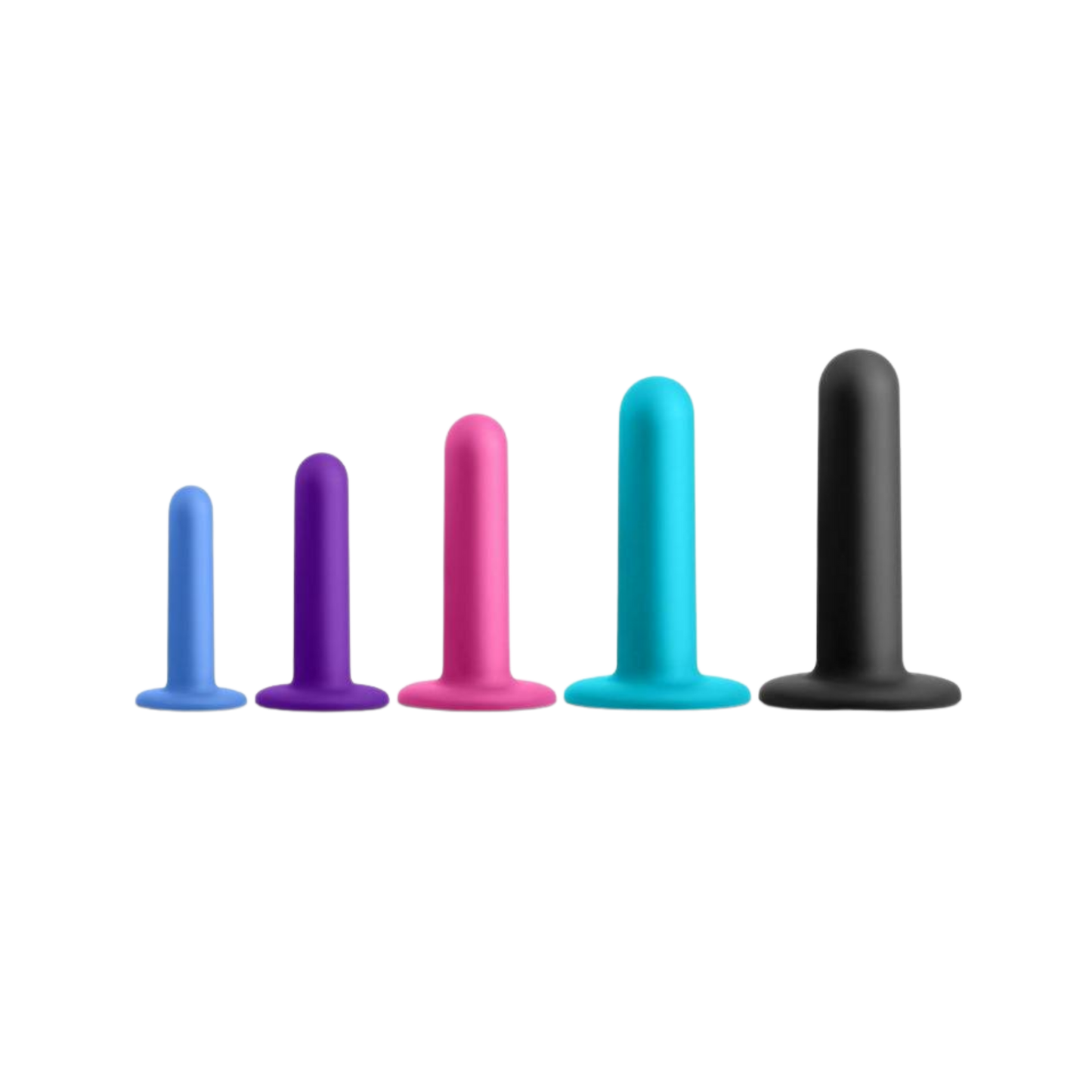 vaginal dilator set, silicone pelvic therapy kit, comfort support