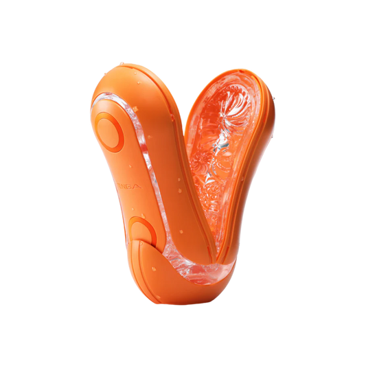 Flip Orb stroker, rolling texture sleeve, reusable Tenga toy