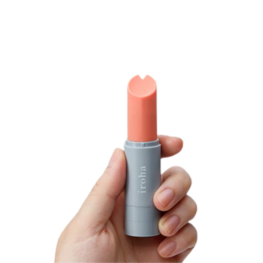 Iroha Stick mini vibrator, discreet toy, soft silicone tip