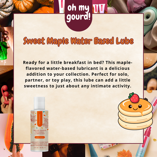 Water Based Lubricant - Sweet Maple