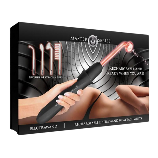 Elektrawand Rechargeable E-Stim Wand with Attachments
