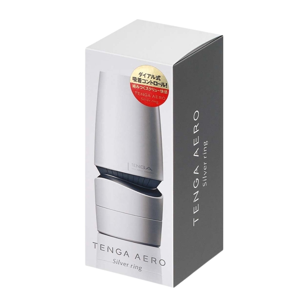 Aero Silver Ring stroker, adjustable vacuum cup, Tenga toy