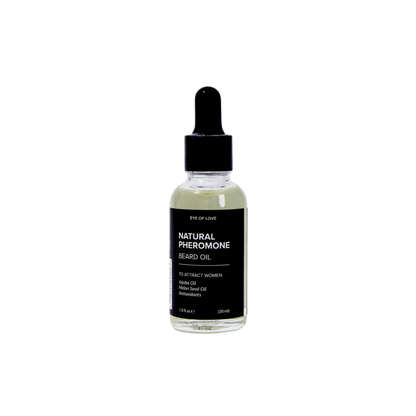 pheromone beard oil, argan jojoba beard care, soft beard oil