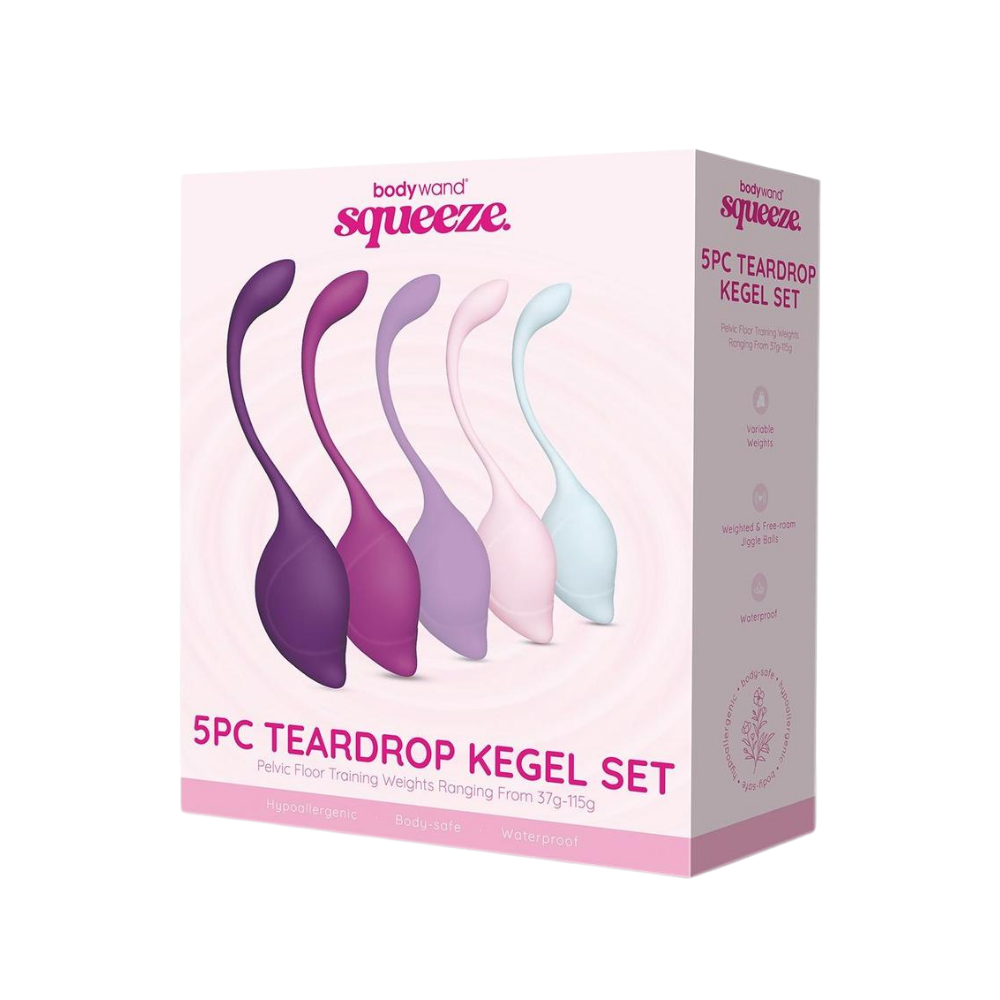 weighted kegel ball set, pelvic floor trainer, silicone kegel balls