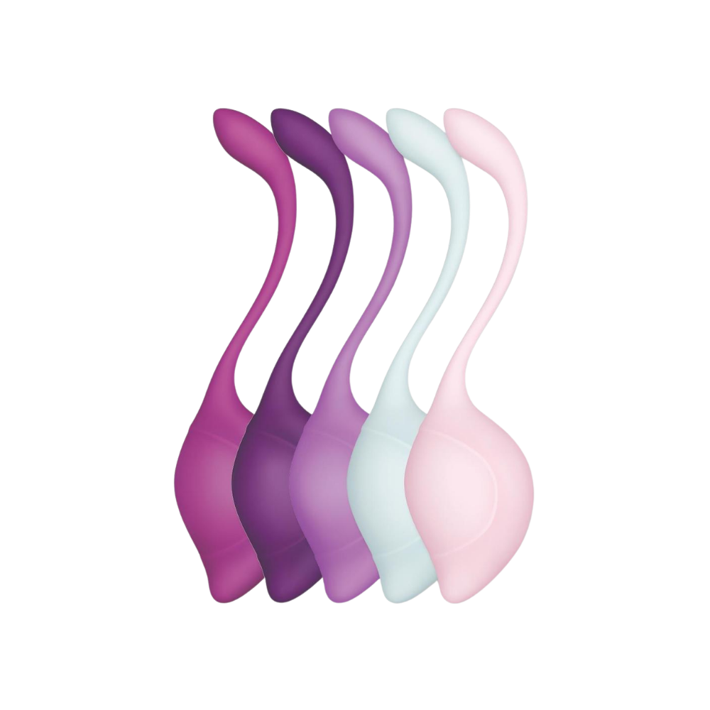 weighted kegel ball set, pelvic floor trainer, silicone kegel balls