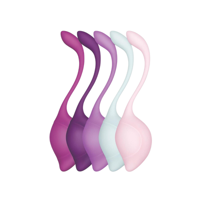 weighted kegel ball set, pelvic floor trainer, silicone kegel balls