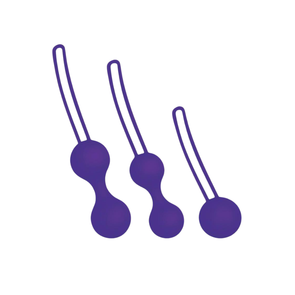 Squeeze kegel balls, weighted pelvic floor set, silicone trainer
