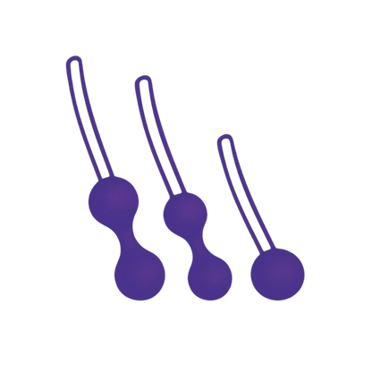 Squeeze kegel balls, weighted pelvic floor set, silicone trainer