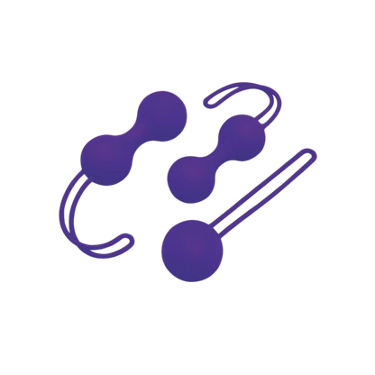 Squeeze kegel balls, weighted pelvic floor set, silicone trainer