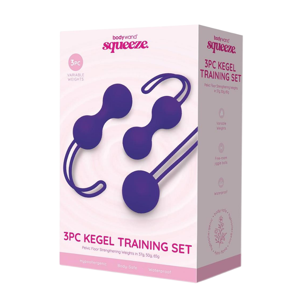 Squeeze kegel balls, weighted pelvic floor set, silicone trainer