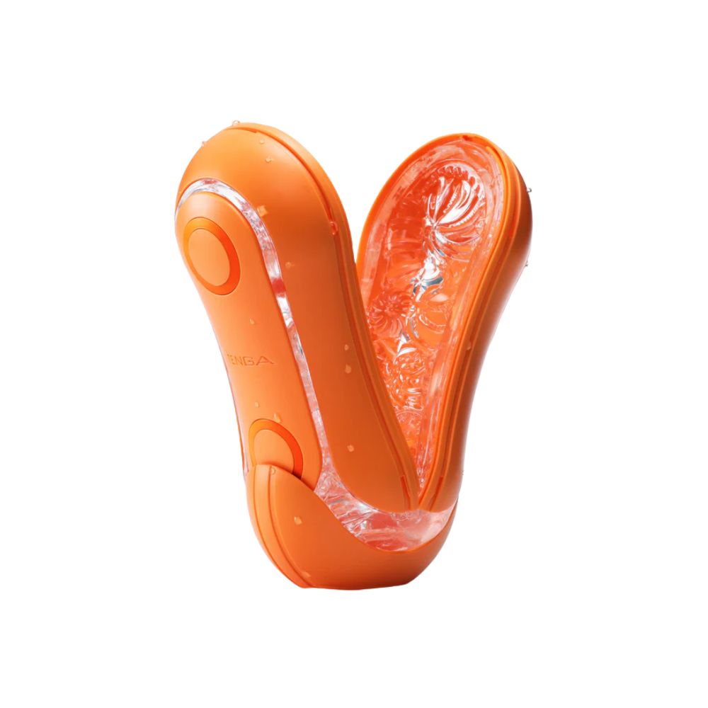 Flip Orb stroker, rolling texture sleeve, reusable Tenga toy