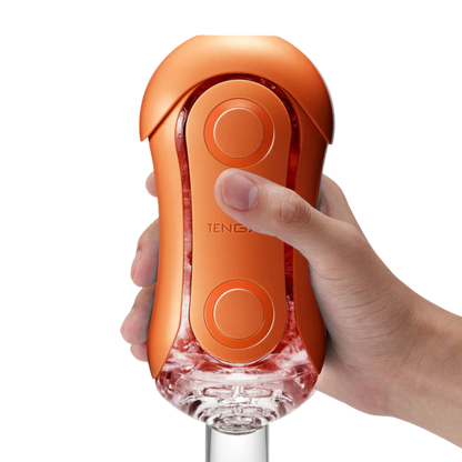 Flip Orb stroker, rolling texture sleeve, reusable Tenga toy
