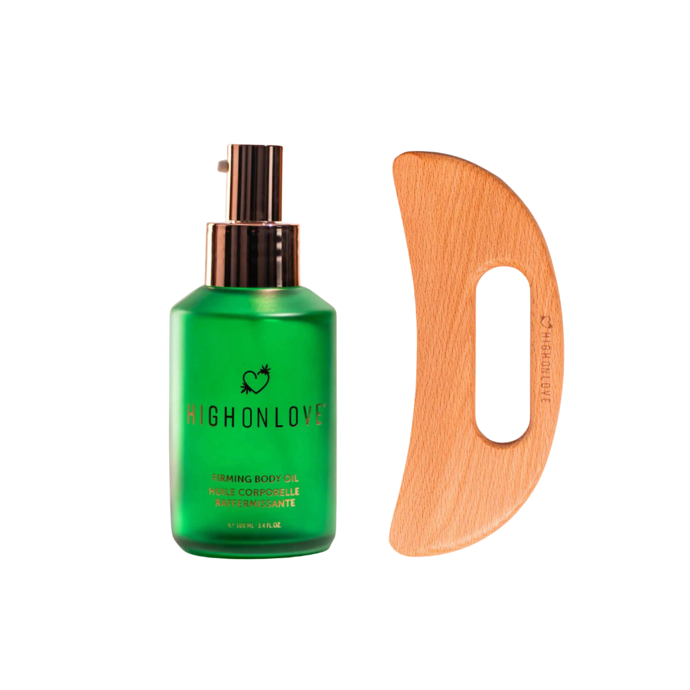 body ritual self-care set, exfoliation hydration body oil