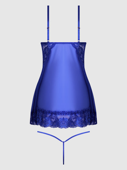 HARLOW LACE & MESH BABYDOLL & G-STRING SET
