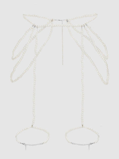 PEARL DRAPED GARTER