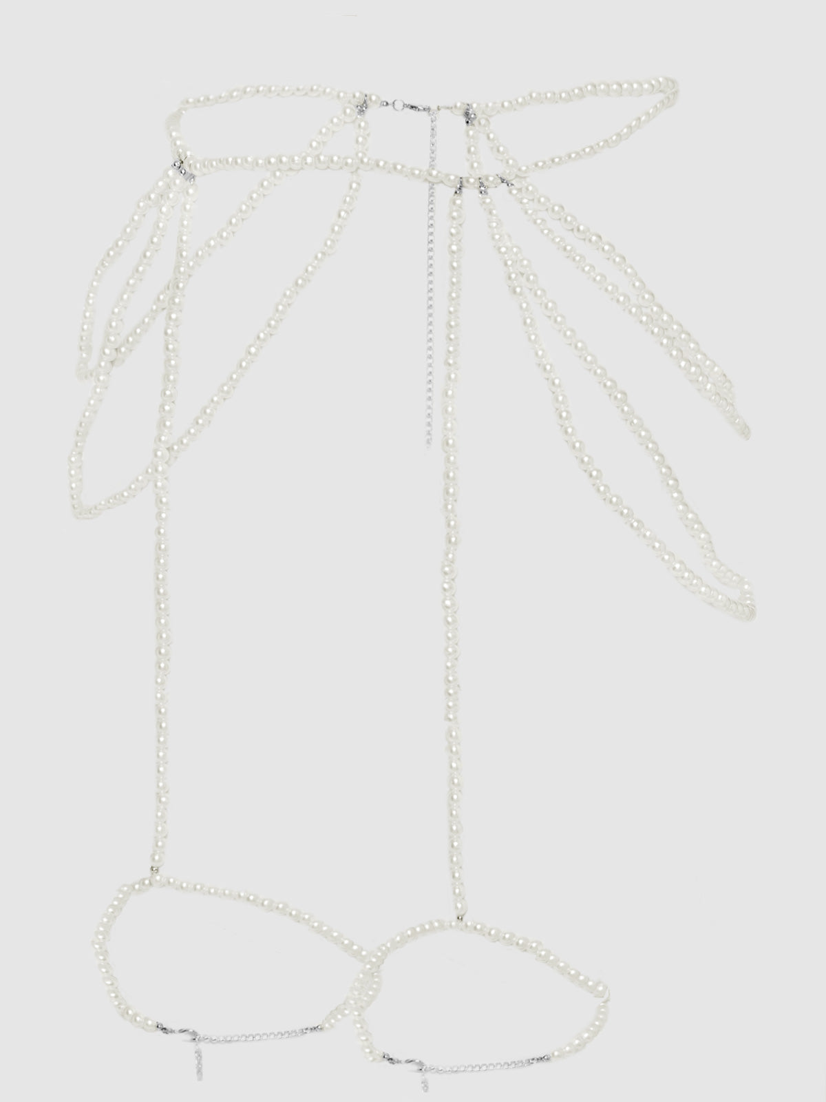 PEARL DRAPED GARTER