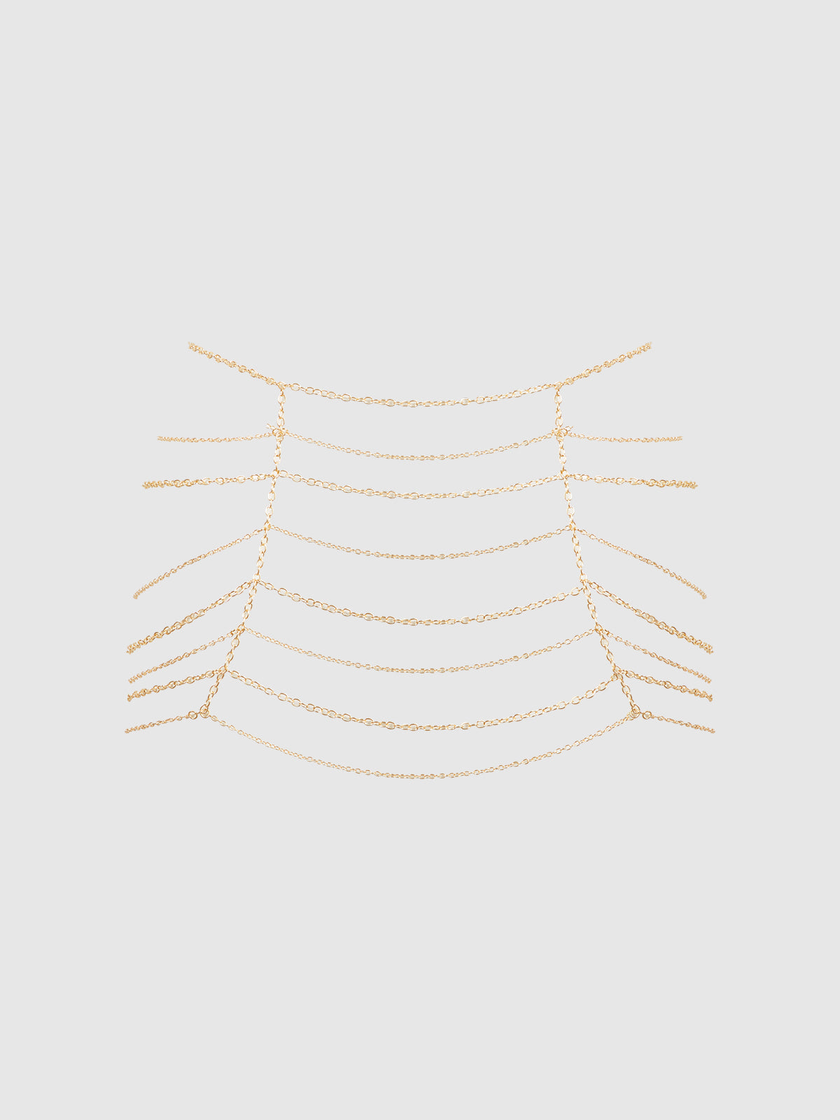 CHAIN DRAPED SKIRT