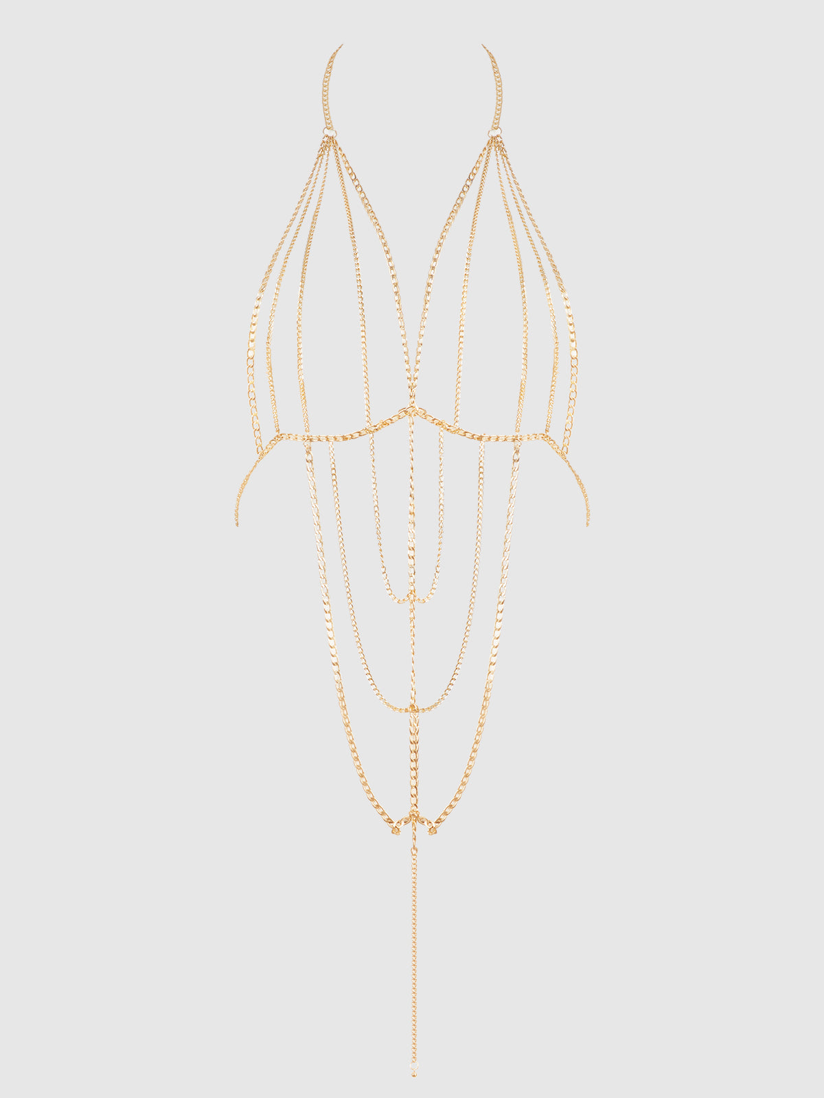 DEEP V-PLUNGE CHAIN TEDDY