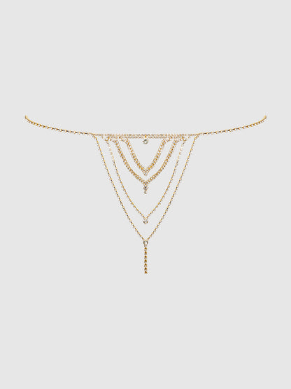 RHINESTONE V-FRONT PANTY