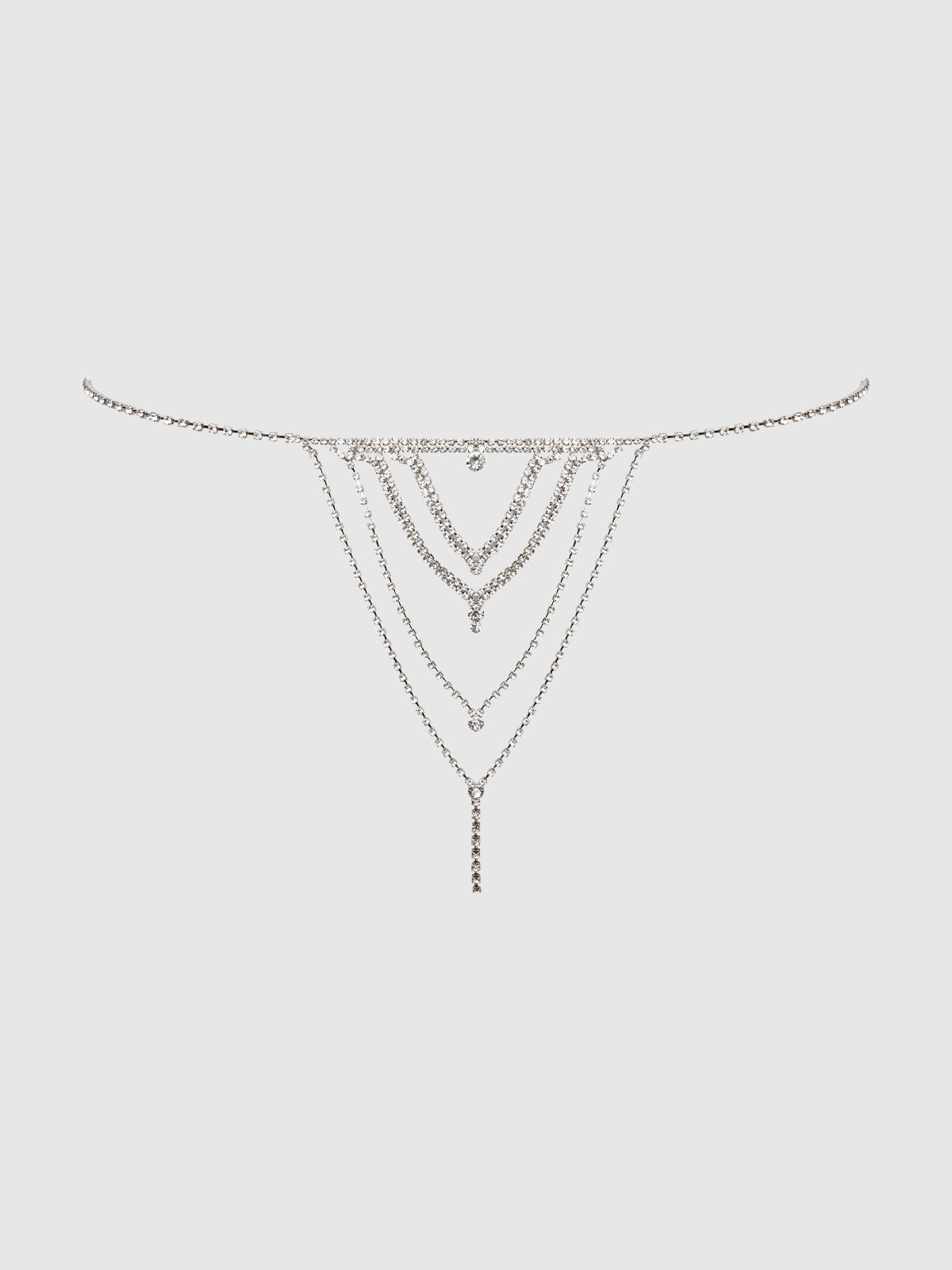 RHINESTONE V-FRONT PANTY