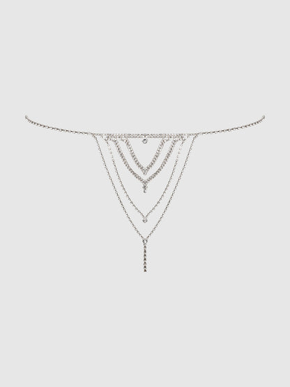 RHINESTONE V-FRONT PANTY