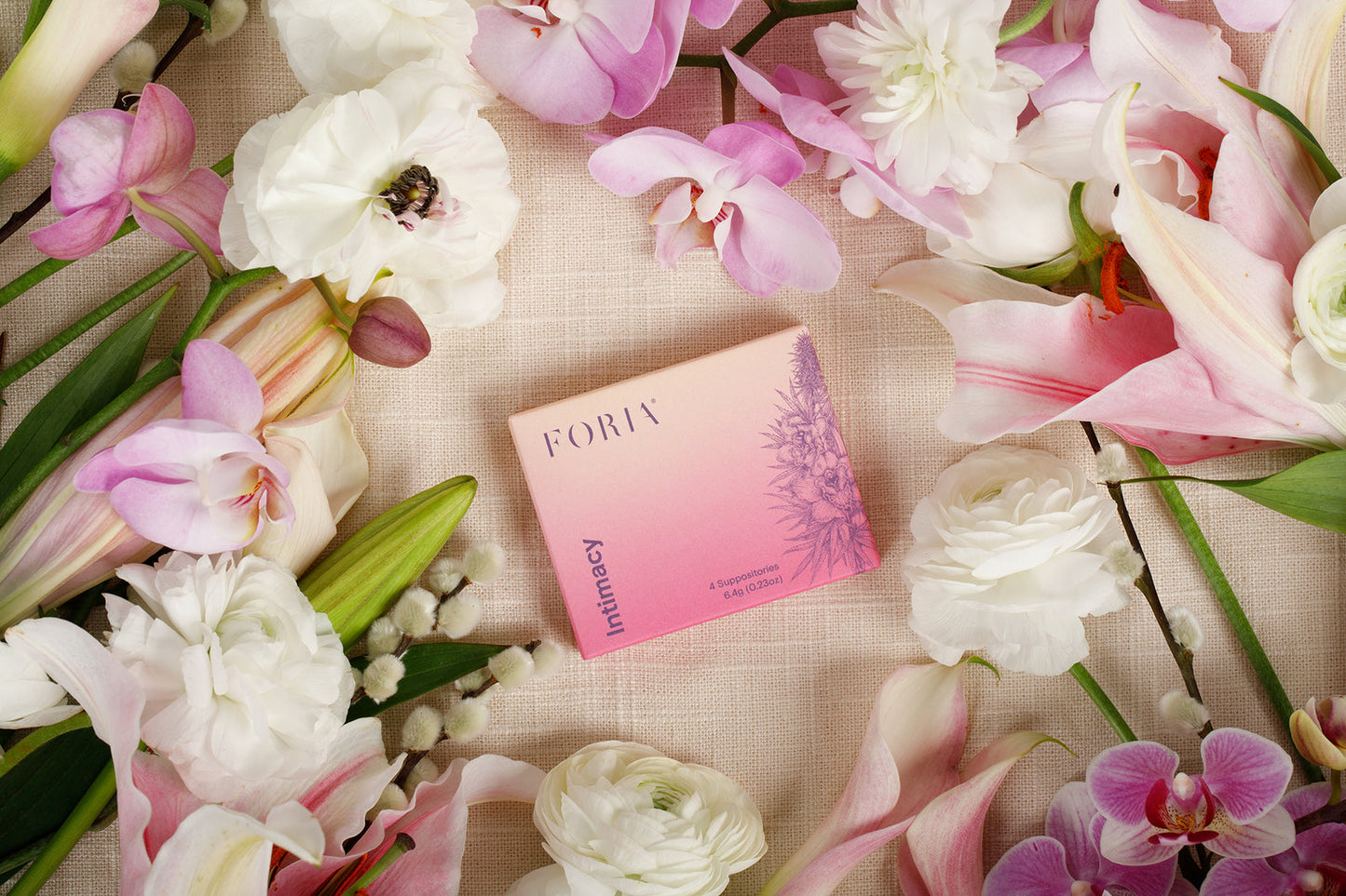 intimacy melts, internal moisture support, Foria melts