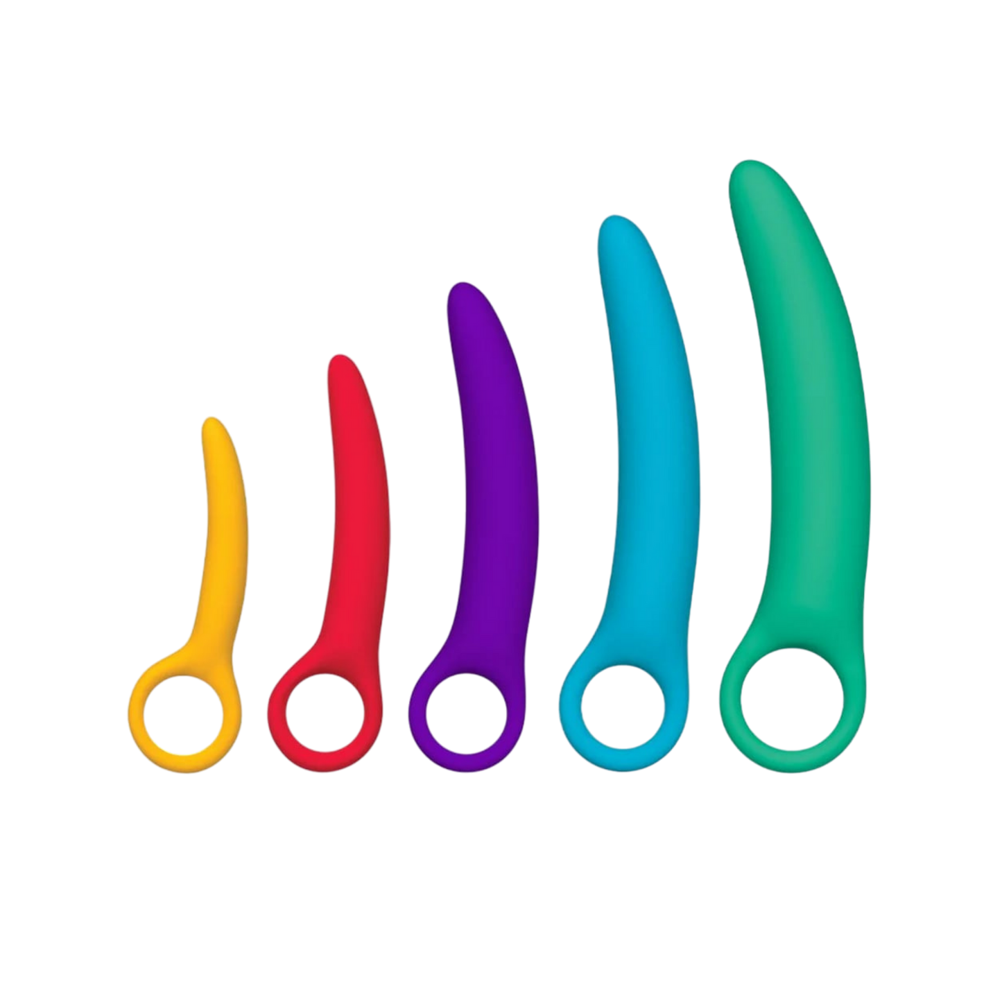 Kato vibrating dilator set, pelvic comfort kit, silicone dilators