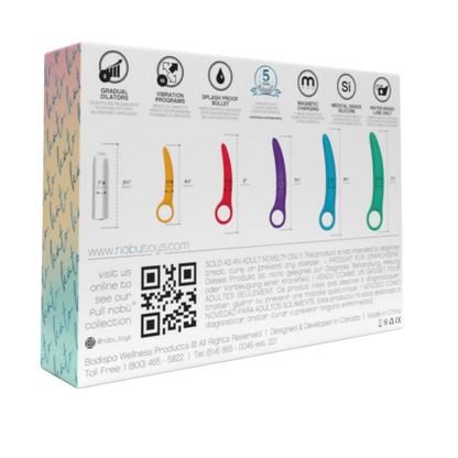 Kato vibrating dilator set, pelvic comfort kit, silicone dilators