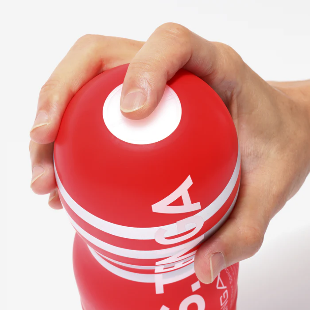 Original Vacuum Cup, strong suction stroker, textured sleeve