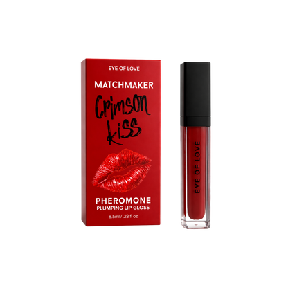 pheromone lip gloss, hydrating shine, fuller looking lips