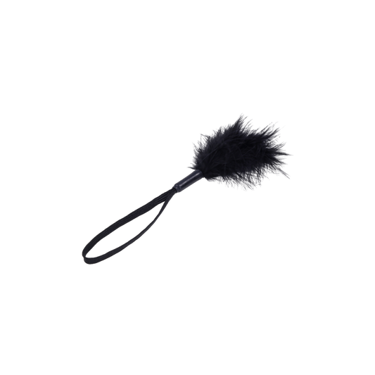 Peaches n' CreaMe Black Wrist Feather Tickler