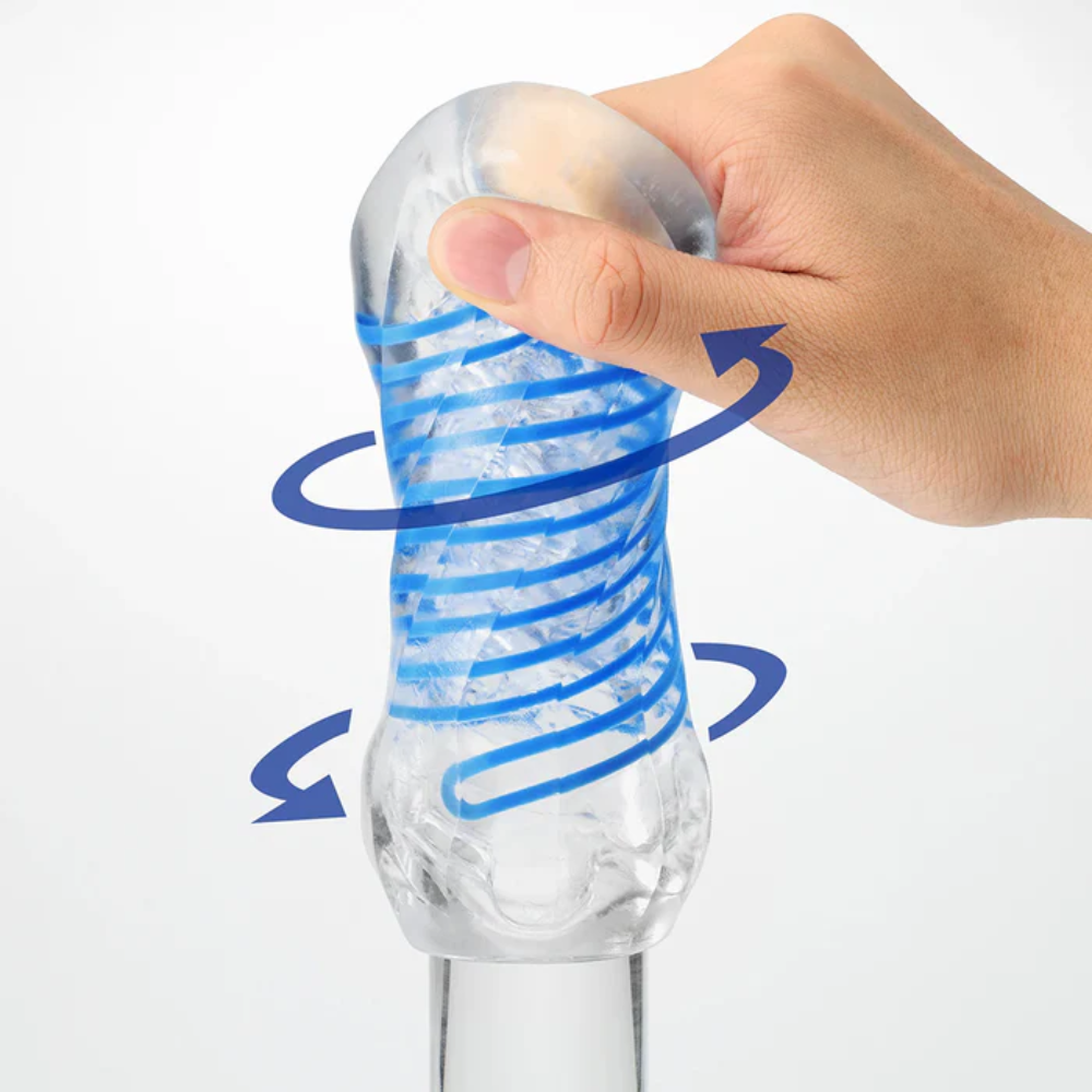 Spinner DX Drops stroker, rolling orb sleeve, reusable toy