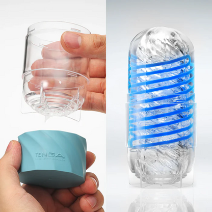 Spinner DX Drops stroker, rolling orb sleeve, reusable toy