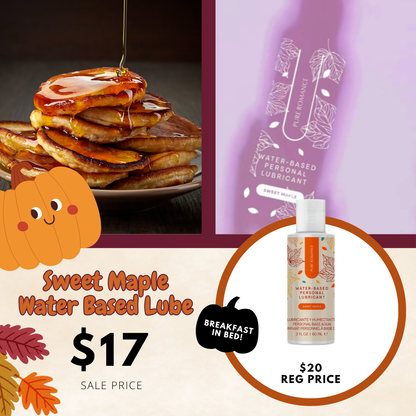 Water Based Lubricant - Sweet Maple