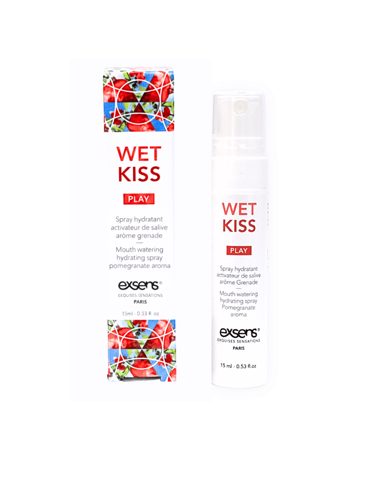 Wet Kiss oral spray, moisture support for intimacy